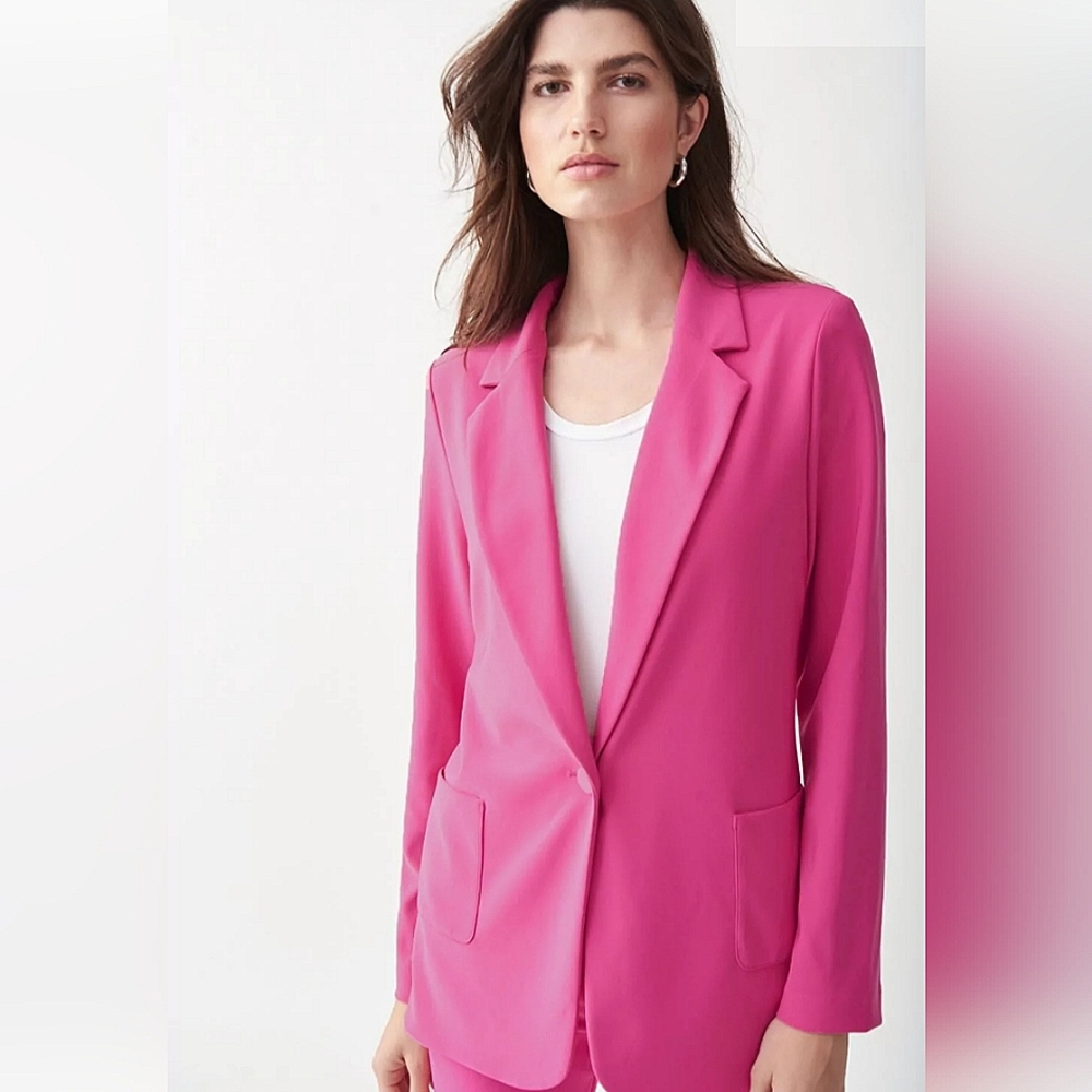 Joseph Ribkoff Pink Tailored Blazer